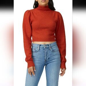 Marissa Webb Waverly Wool Cashmere Pullover Crop Sweater Size S
